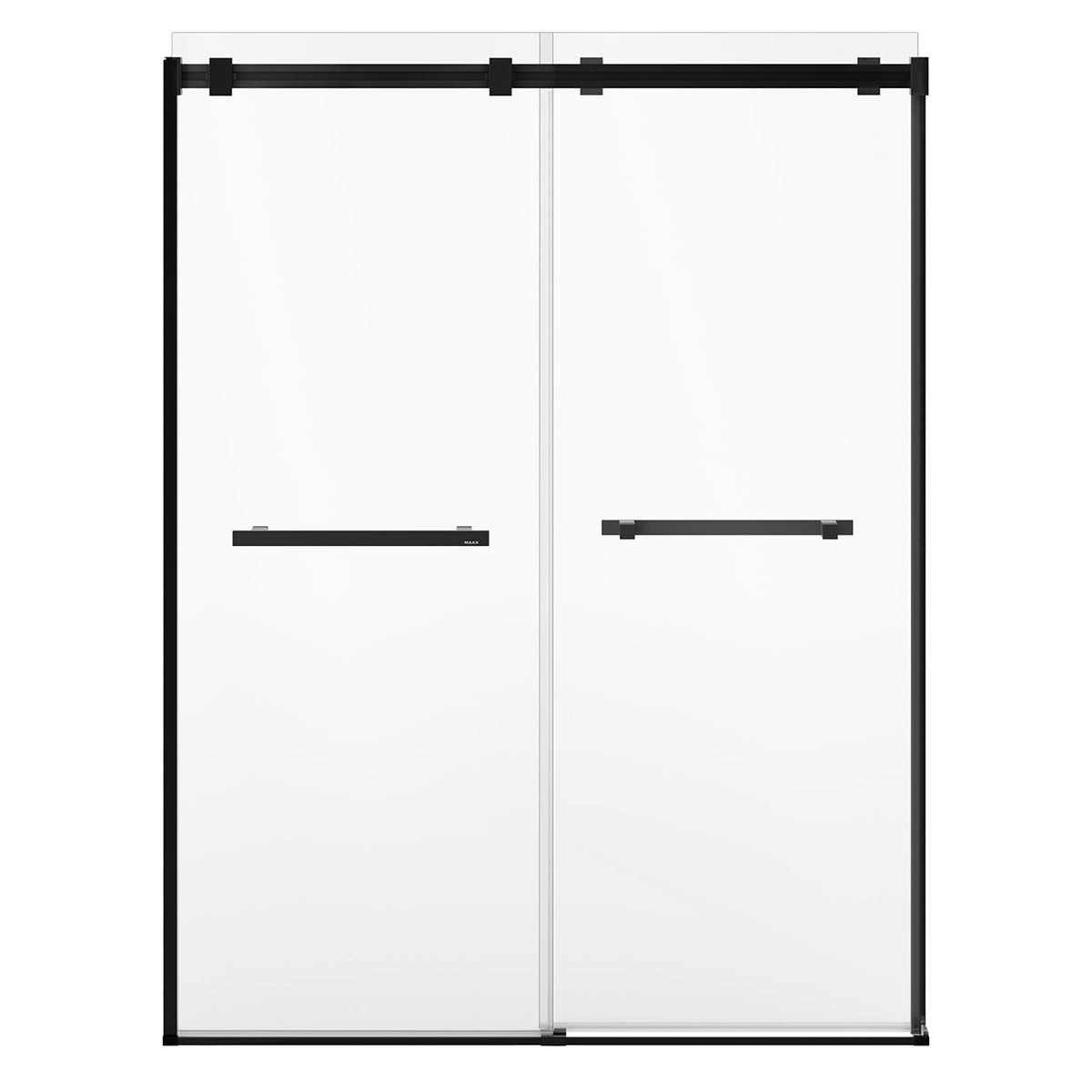 Maax Duel Alto 56-59 X 78 in 8mm Bypass Shower Door for Alcove Installation with GlassShield glass in Chrome & Matte White - image 28