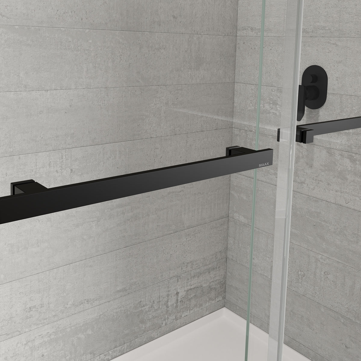 Maax Duel Alto 56-59 X 78 in 8mm Bypass Shower Door for Alcove Installation with GlassShield glass in Chrome & Matte White - image 29