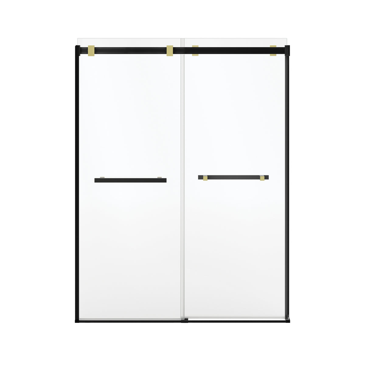 Maax Duel Alto 56-59 X 78 in 8mm Bypass Shower Door for Alcove Installation with GlassShield glass in Chrome & Matte White - image 43