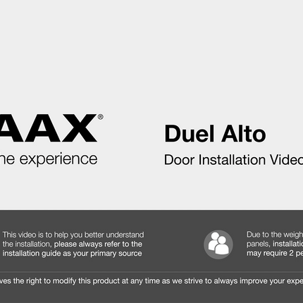 Duel Alto 44-47 X 78 in. 8mm Bypass Shower Door for Alcove Installation with GlassShield® glass in Chrome & Matte White - Plumbing Market