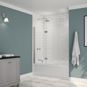 Maax Edge Access 42 x 56 in 6 mm Pivot Tub Screen for Alcove Installation