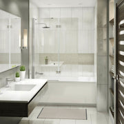 Maax Edge Duo 42 x 58 in 8 mm Pivot Tub Screen for Alcove Installation