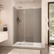 Maax Edge Duo 42 x 75 in 8 mm Pivot Shower Screen for Alcove Installation