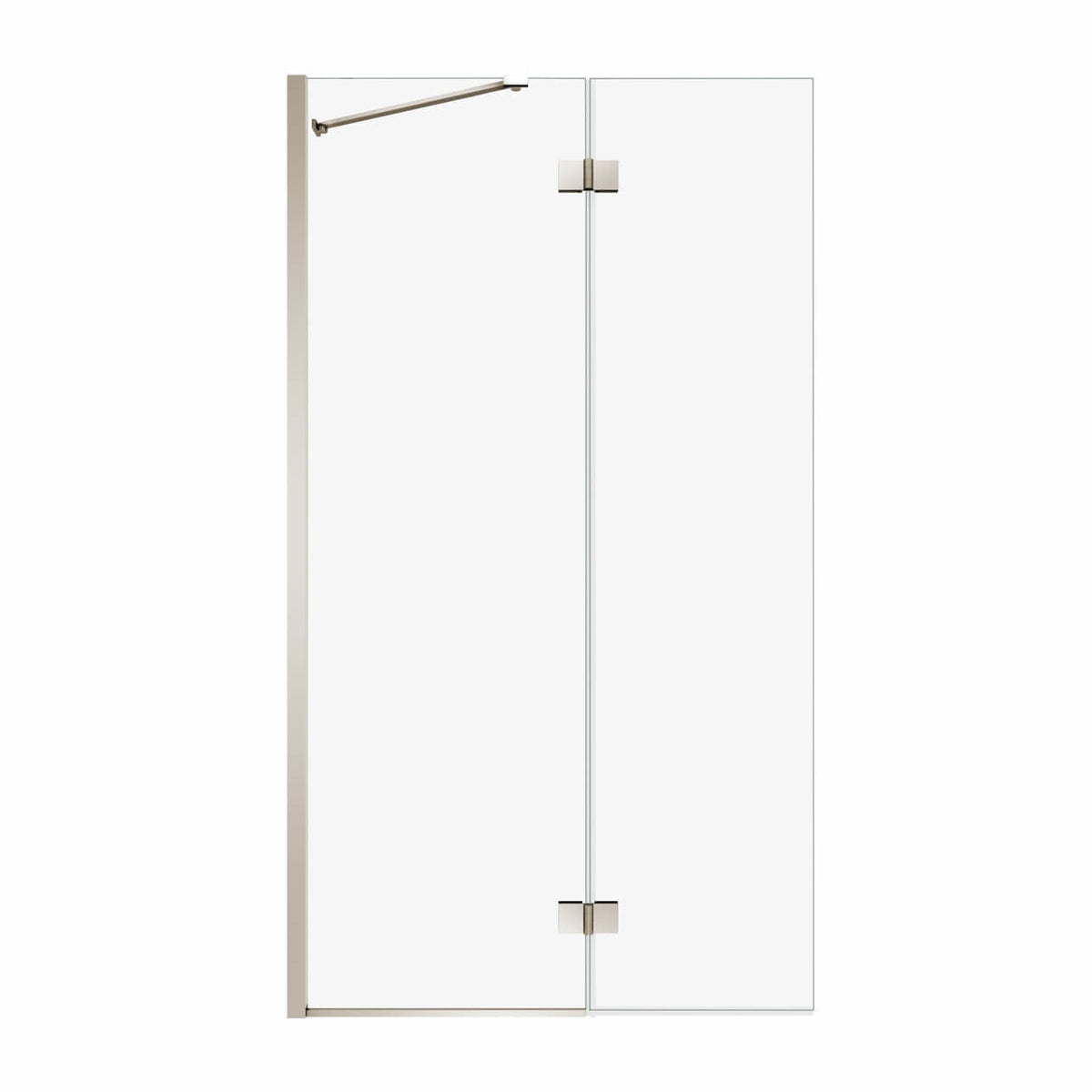 Maax Edge Duo 42 x 75 in 8 mm Pivot Shower Screen for Alcove Installation - image 4