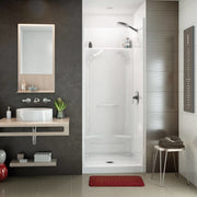 Maax Essence SH-3232 AcrylX Alcove Center Drain Four-Piece Shower in White