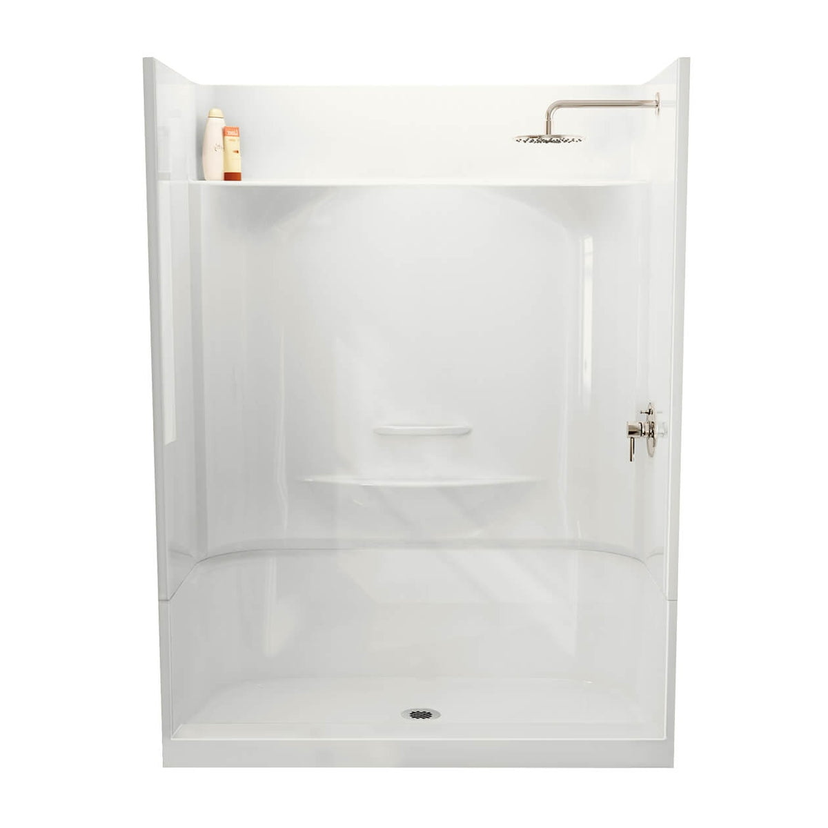 Maax Essence SH-6034 AcrylX Alcove Four-Piece Shower in White - image 3