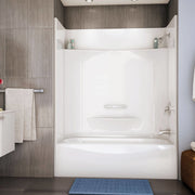 Maax Essence TS-6030 AcrylX Alcove Four-Piece Tub Shower in White