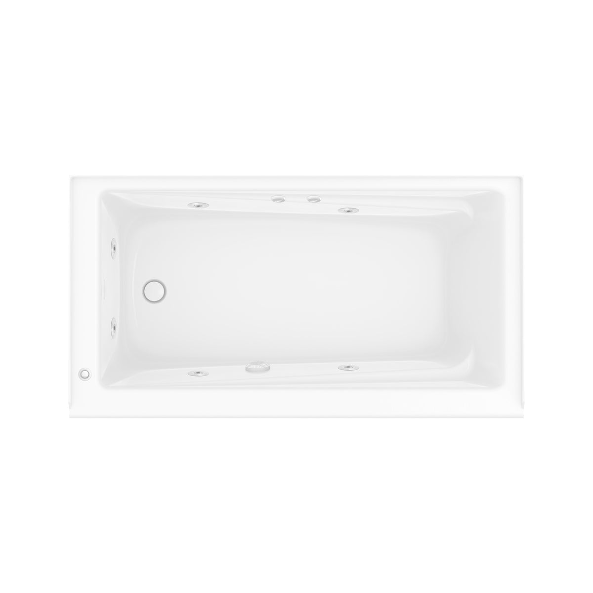 Maax Exhibit 6030 IFS AFR Acrylic Alcove Bathtub in White with Linear Overflow - image 11