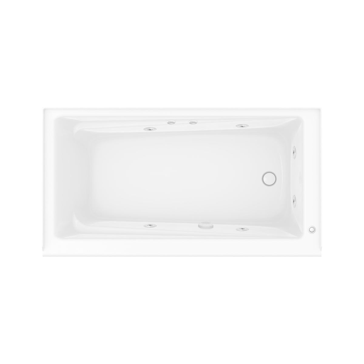 Maax Exhibit 6030 IFS AFR Acrylic Alcove Bathtub in White with Linear Overflow - image 12