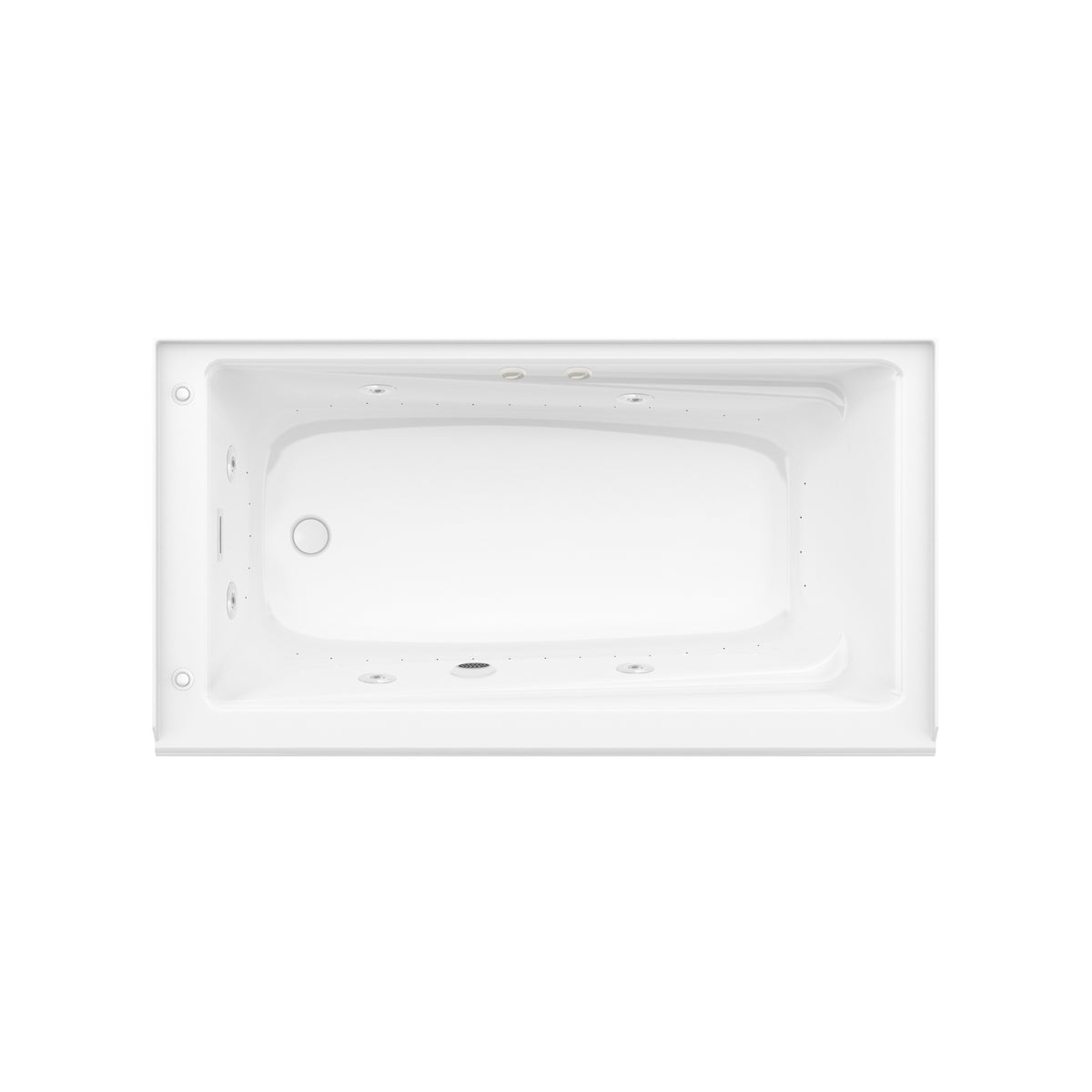Maax Exhibit 6030 IFS AFR Acrylic Alcove Bathtub in White with Linear Overflow - image 15