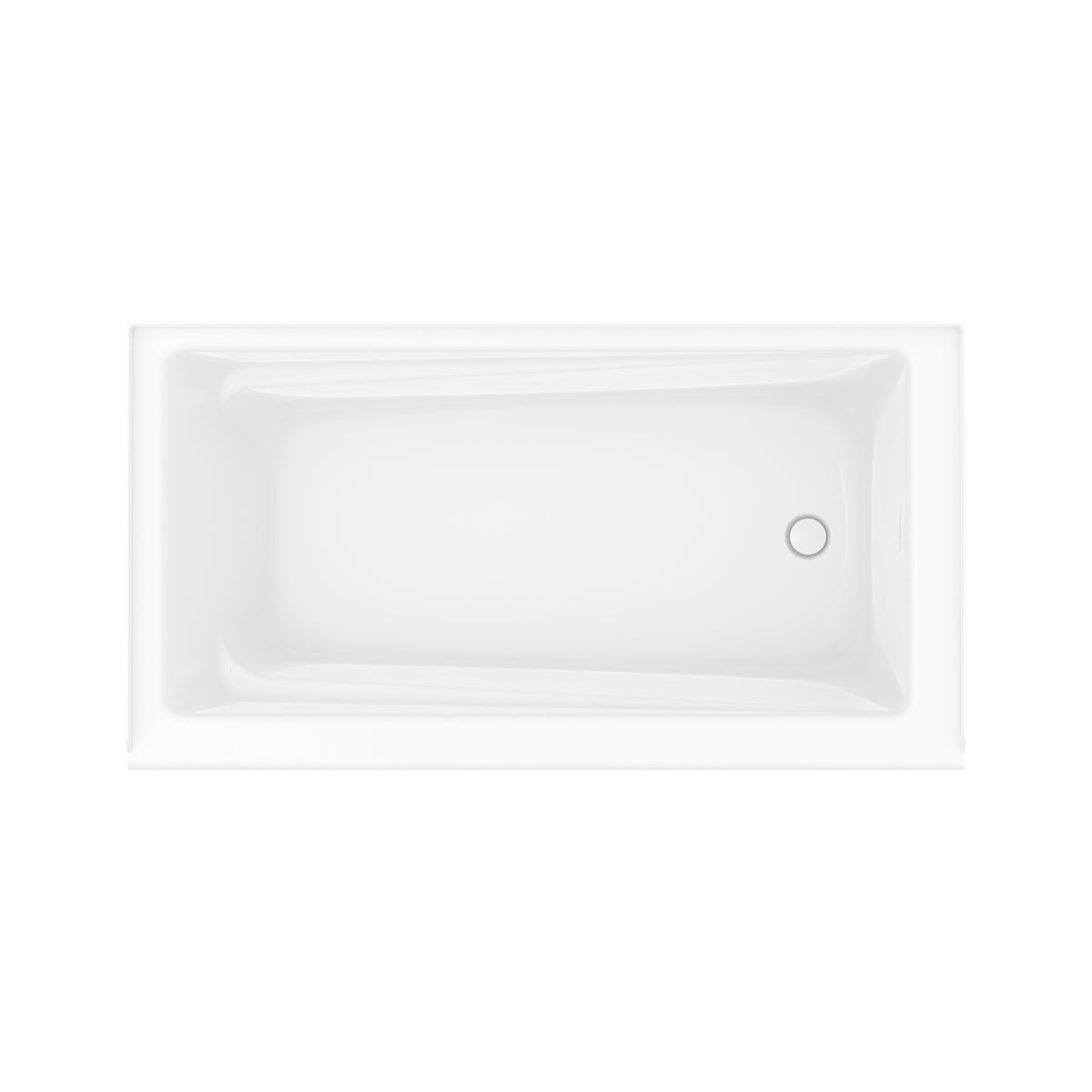 Maax Exhibit 6030 IFS AFR Acrylic Alcove Bathtub in White with Linear Overflow - image 8