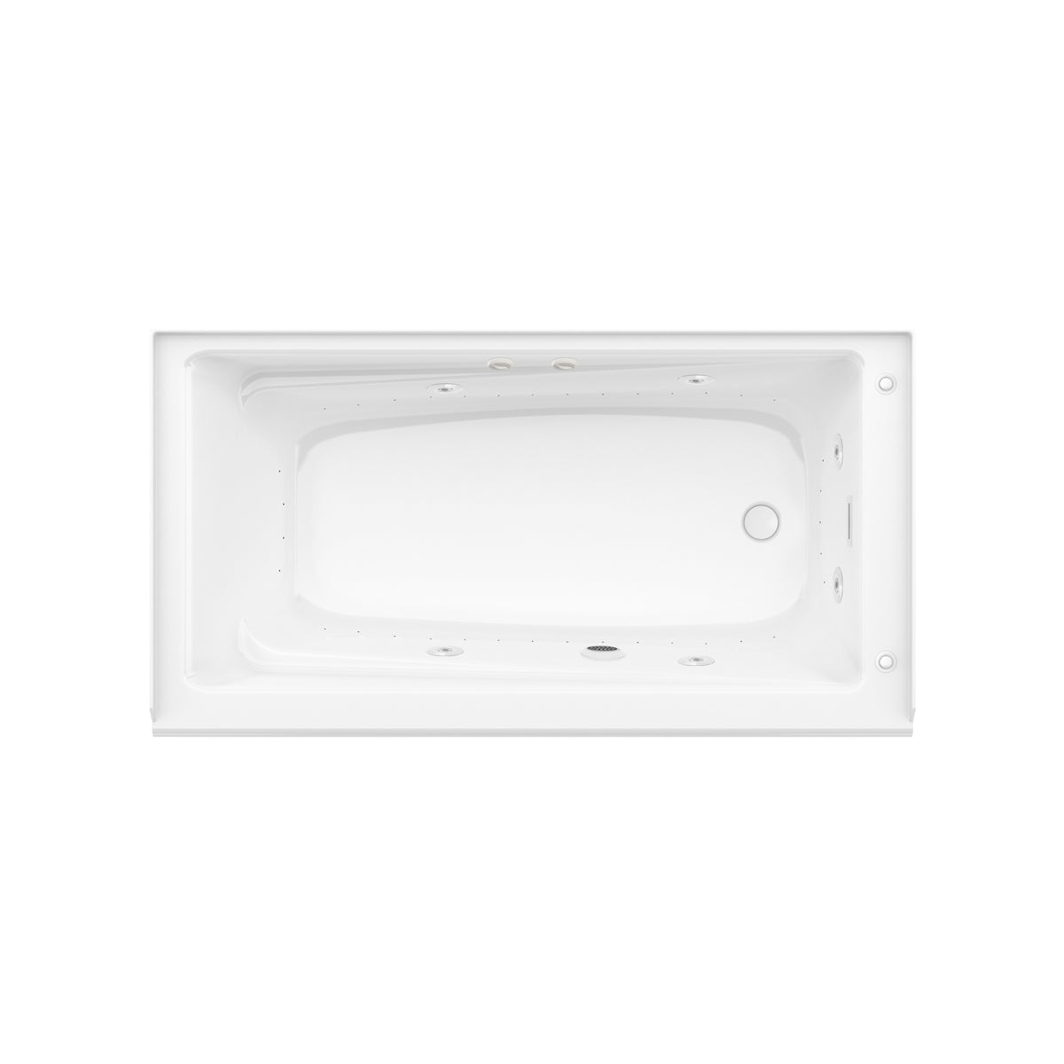 Maax Exhibit 6032 IFS AFR Acrylic Alcove Bathtub in White with Linear Overflow - image 16