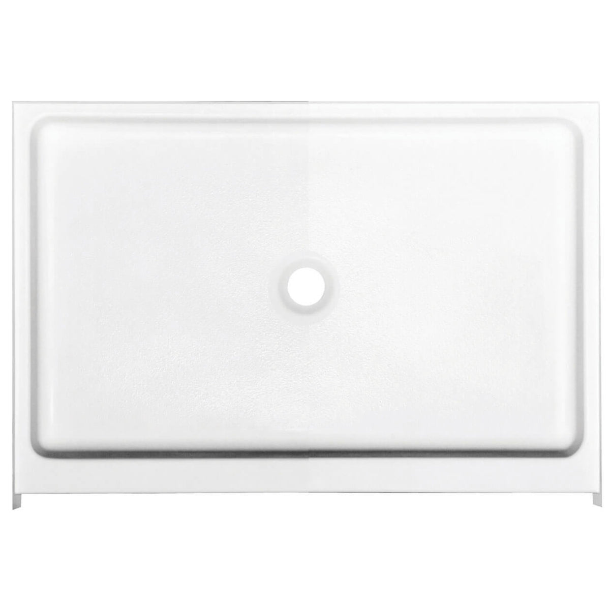 Maax Finesse Base 60 x 32 AcrylX Alcove Shower Base with Center Drain in White - image 3
