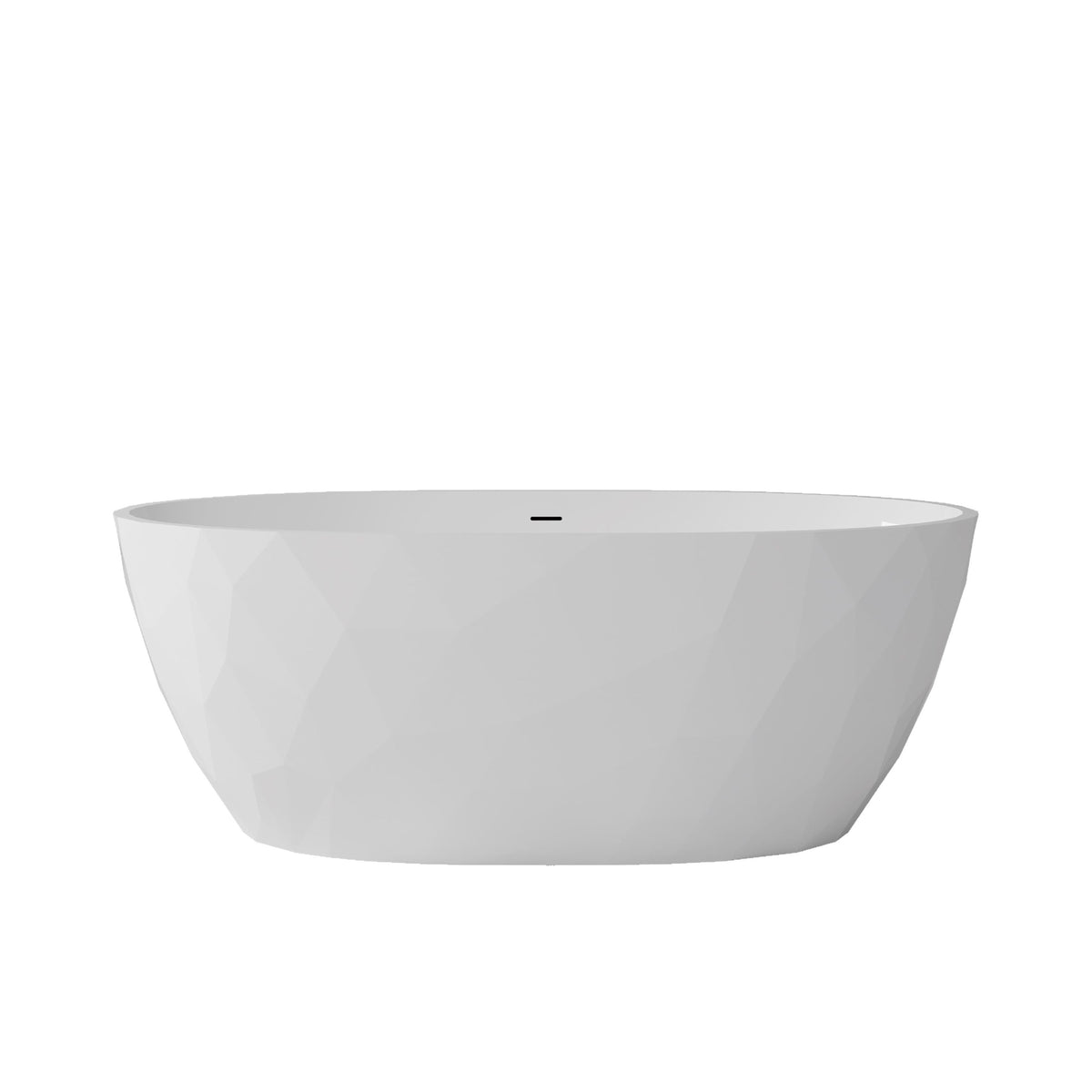 Maax Fura 6732 Acrylic Freestanding Center Drain Bathtub in White - image 3