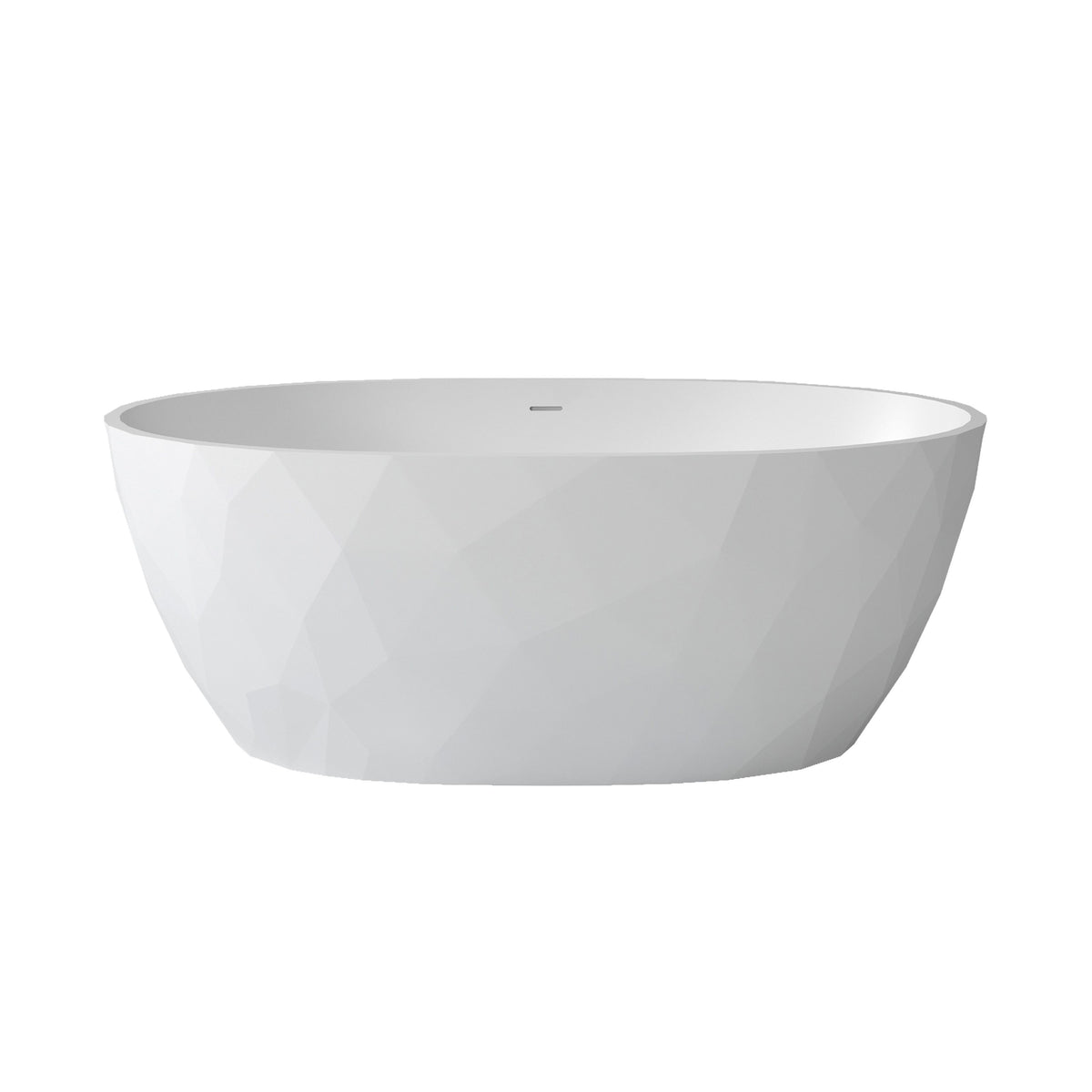 Maax Fura 6732 Acrylic Freestanding Center Drain Bathtub in White - image 8