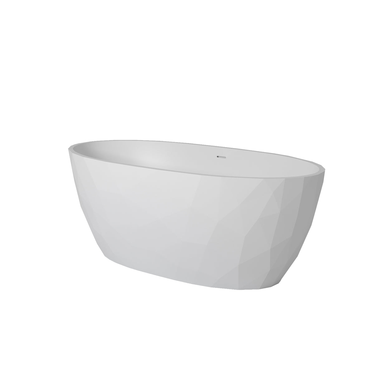 Maax Fura 6732 Acrylic Freestanding Center Drain Bathtub in White - image 9
