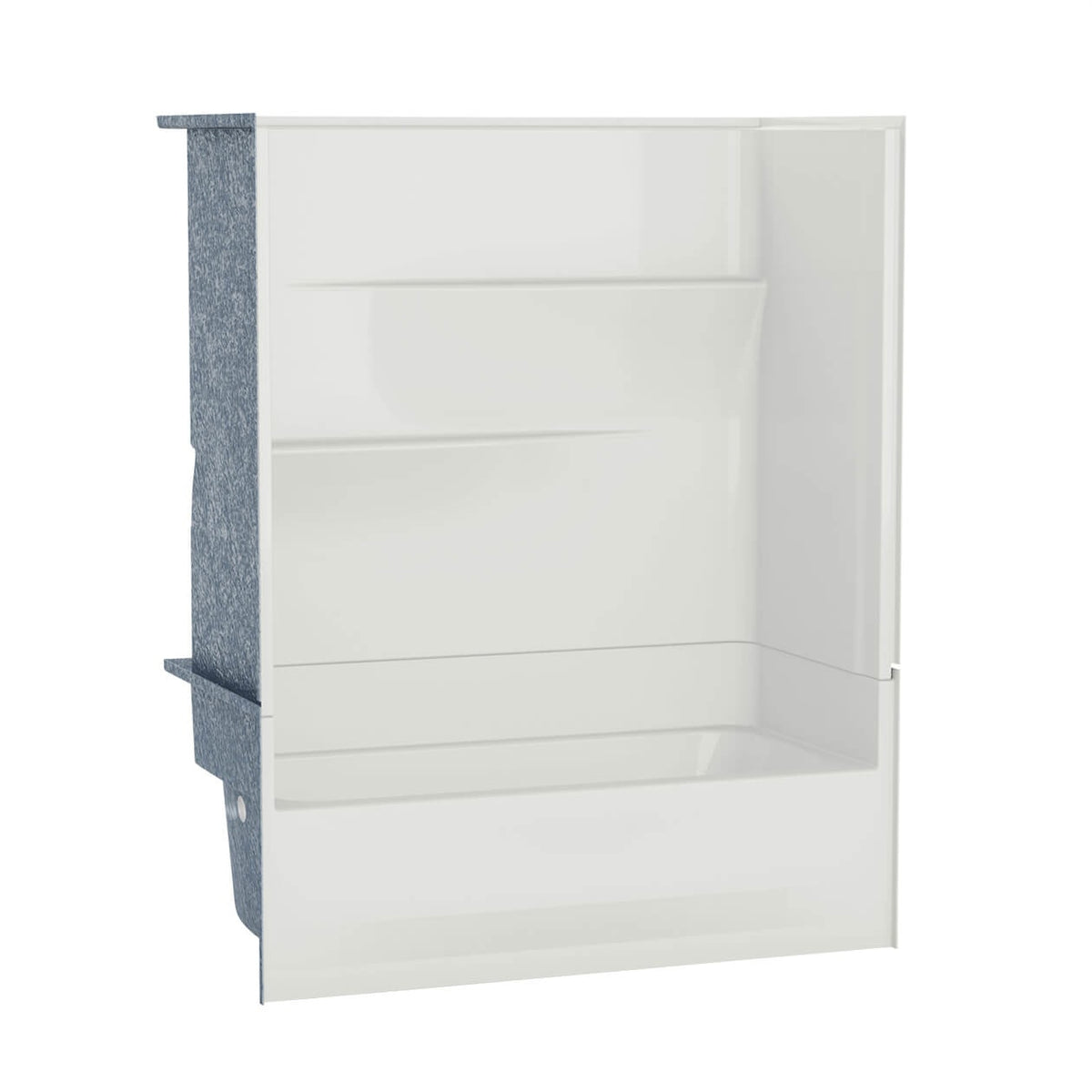 Maax Gallery TS-6030 AcrylX Alcove Two-Piece Tub Shower in White - image 3