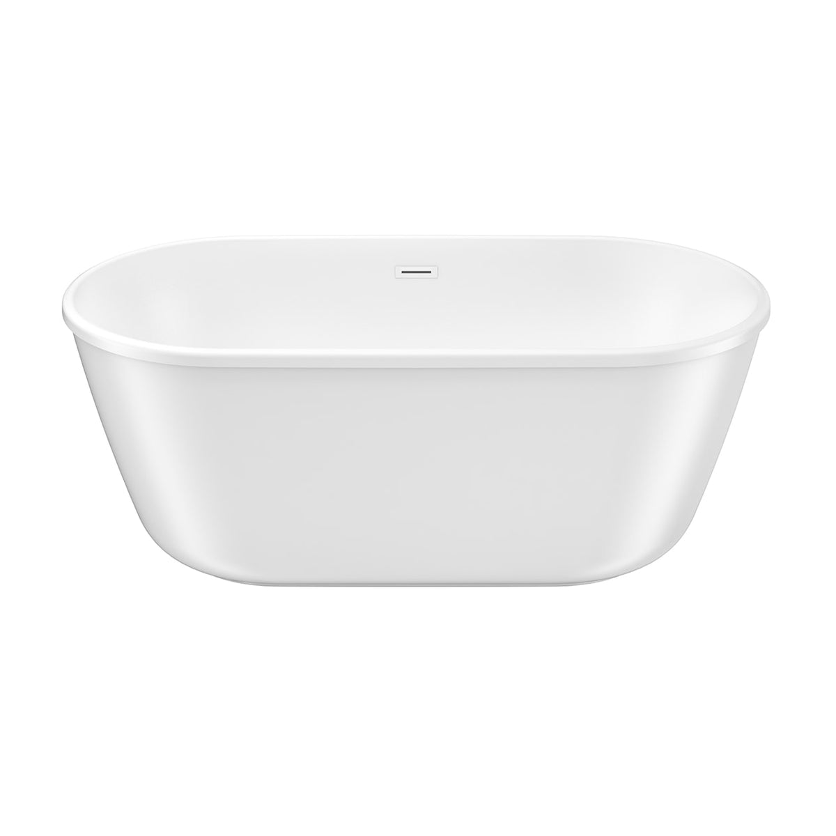 Maax Griffin 5829 AcrylX Freestanding Center Drain Bathtub in White with White Skirt - image 3