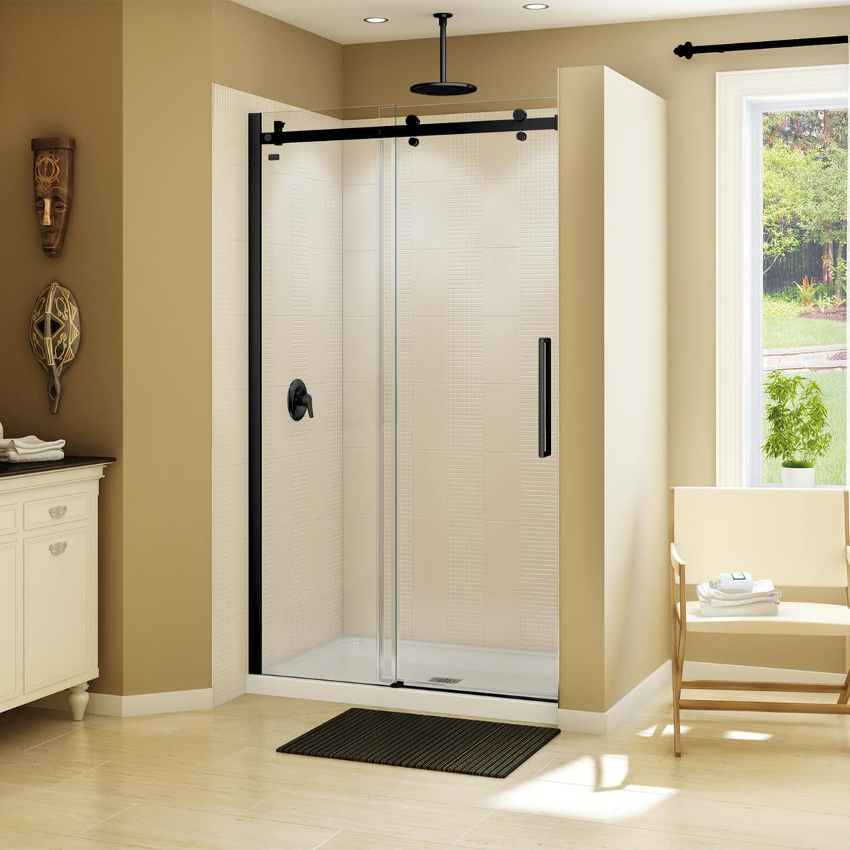 Maax Halo 44 ½-47 x 78 ¾ in 8mm Sliding Shower Door for Alcove Installation - image 15