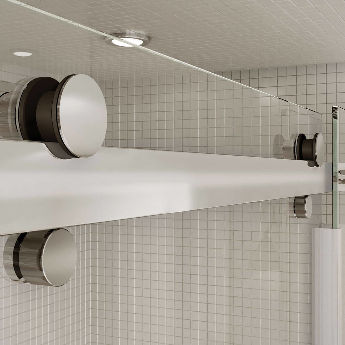 Maax Halo 44 ½-47 x 78 ¾ in 8mm Sliding Shower Door for Alcove Installation - image 2