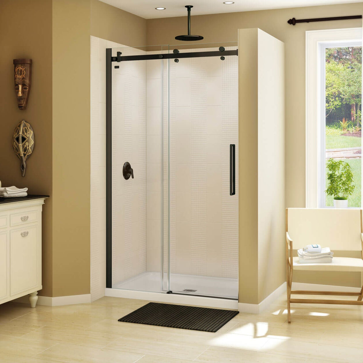 Maax Halo 44 ½-47 x 78 ¾ in 8mm Sliding Shower Door for Alcove Installation - image 6
