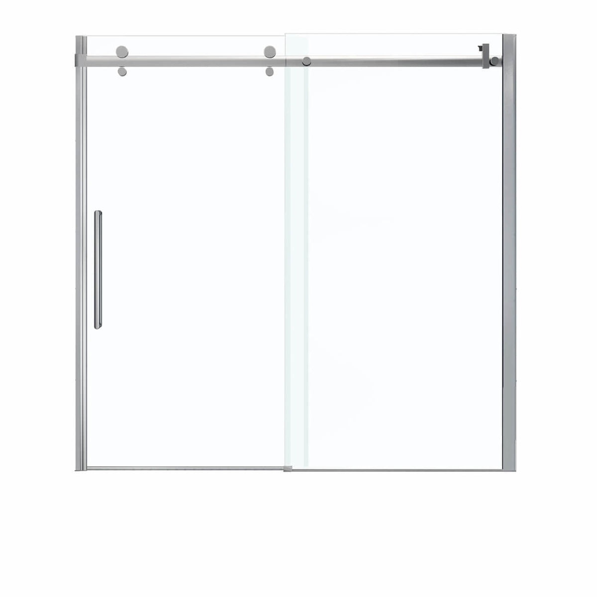 Maax Halo 56 ½-59 x 59 in 8 mm Sliding Tub Door for Alcove Installation - image 3