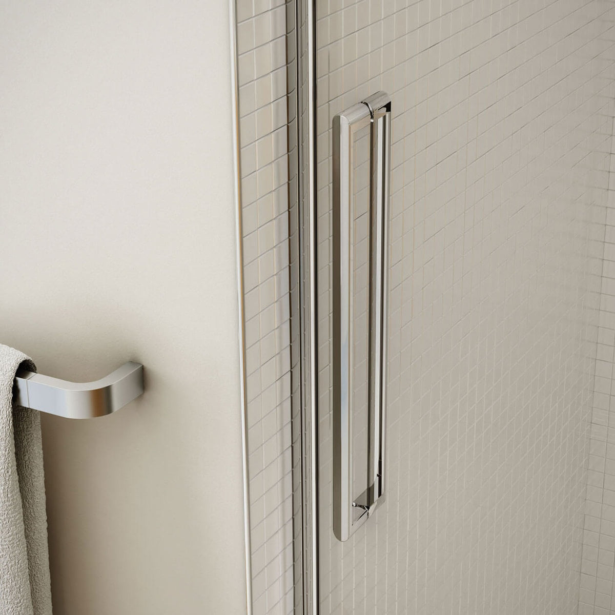Maax Halo 56 ½-59 x 78 ¾ in 8mm Sliding Shower Door for Alcove Installation - image 5