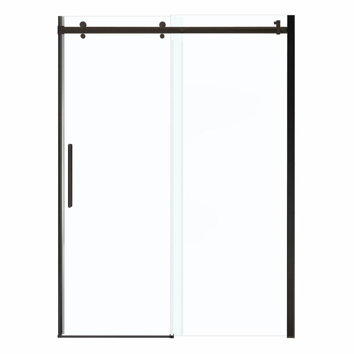 Maax Halo 56 ½-59 x 78 ¾ in 8mm Sliding Shower Door for Alcove Installation - image 8