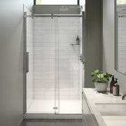 Maax Halo Pro 44 ½-47 x 78 ¾ in 8mm Sliding Shower Door for Alcove Installation