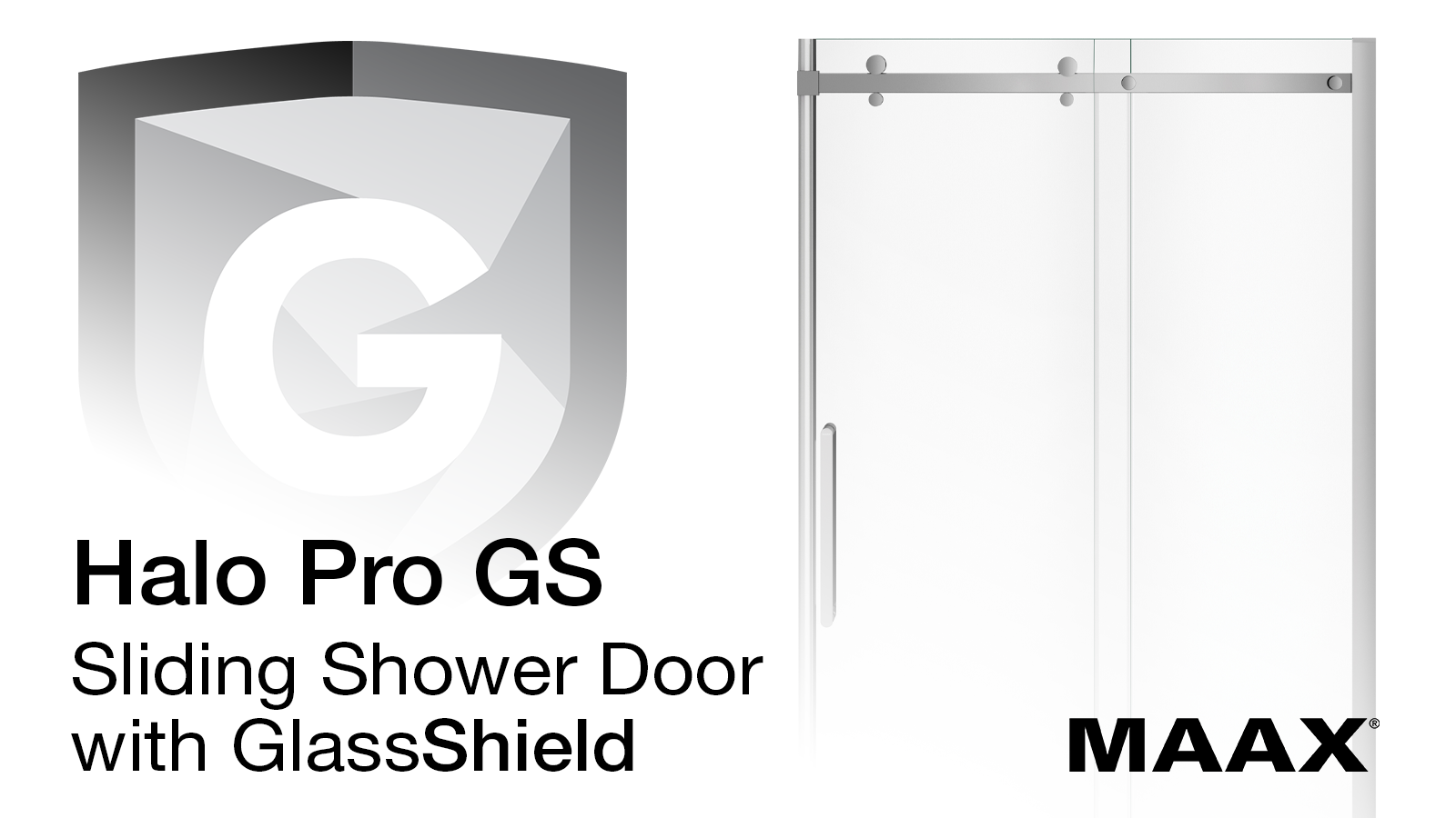 Halo Pro GS Return Panel for 32 in. Base with GlassShield® glass in Chrome - Plumbing Market