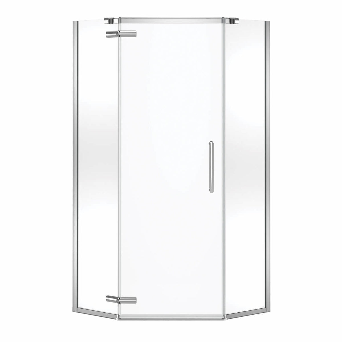 Maax Hana Neo-angle 40 x 40 x 75 in 8mm Pivot Shower Door for Corner Installation - image 3