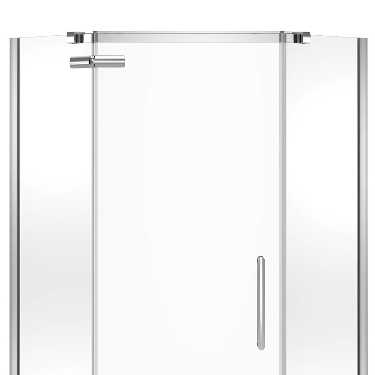 Maax Hana Neo-angle 40 x 40 x 75 in 8mm Pivot Shower Door for Corner Installation - image 4