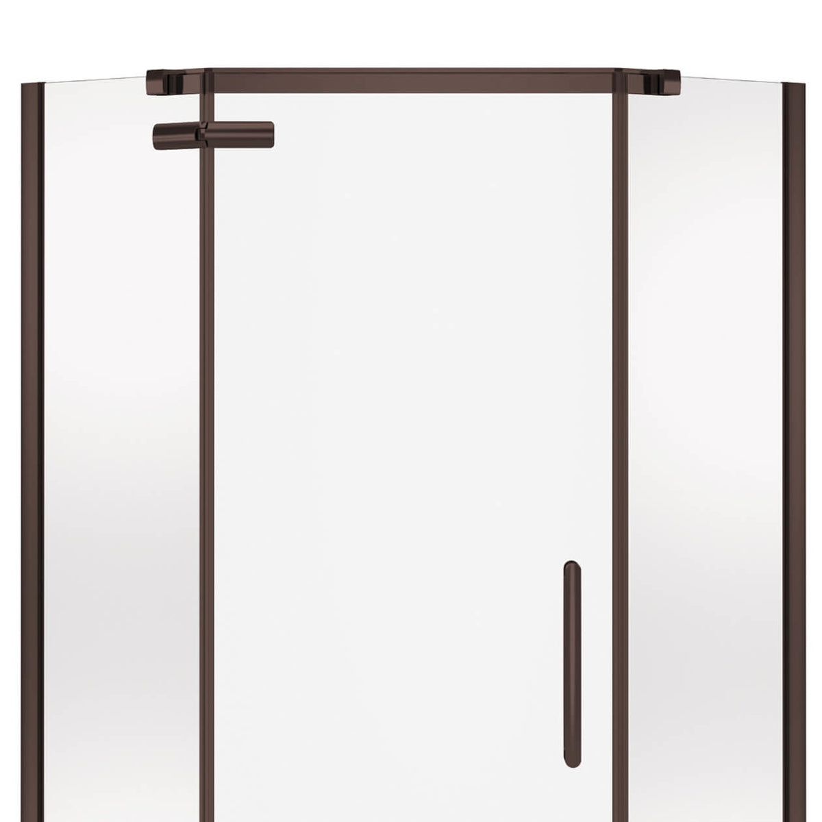 Maax Hana Neo-angle 40 x 40 x 75 in 8mm Pivot Shower Door for Corner Installation - image 8