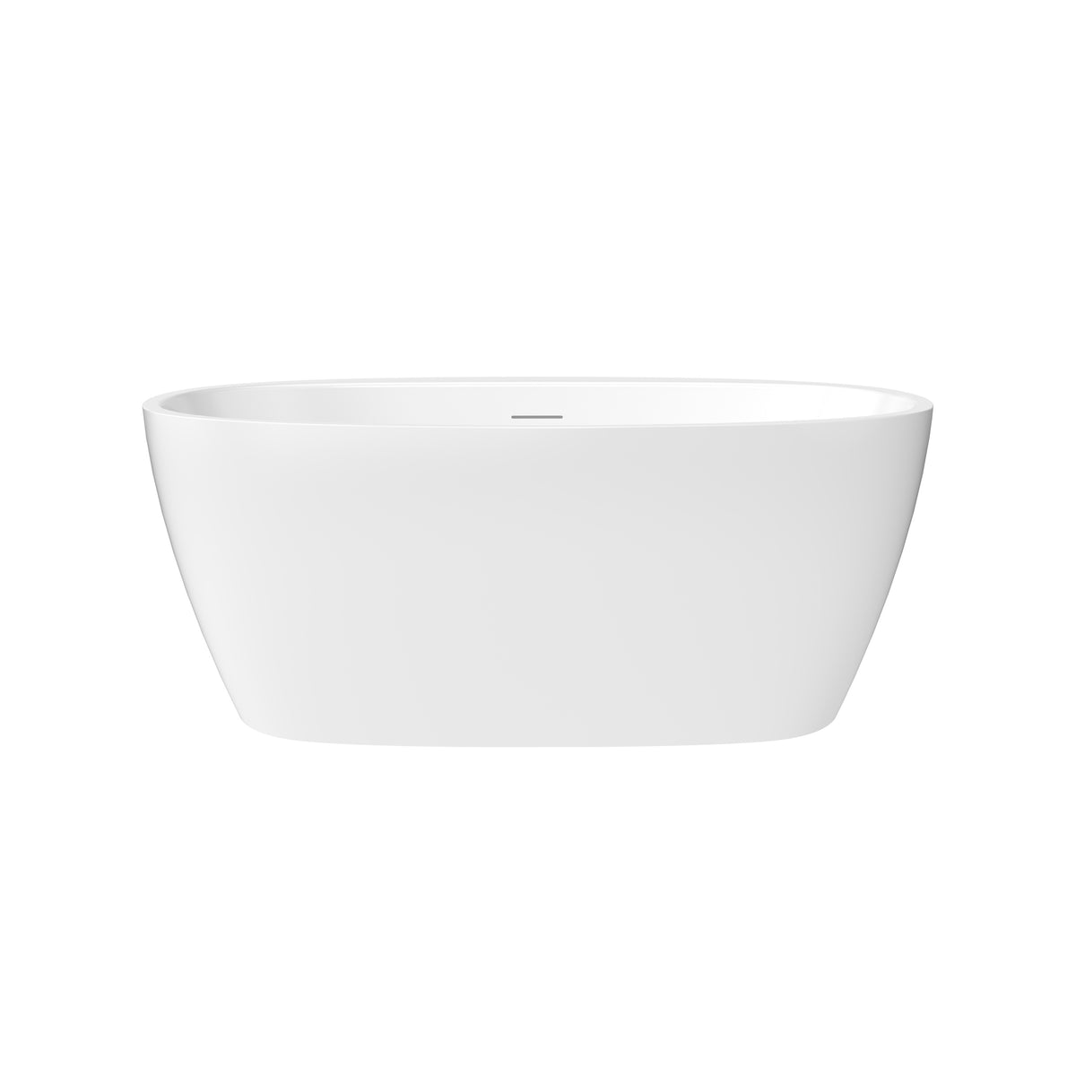 Maax Hatto 5932 Acrylic Freestanding Center Drain Bathtub in White - image 3