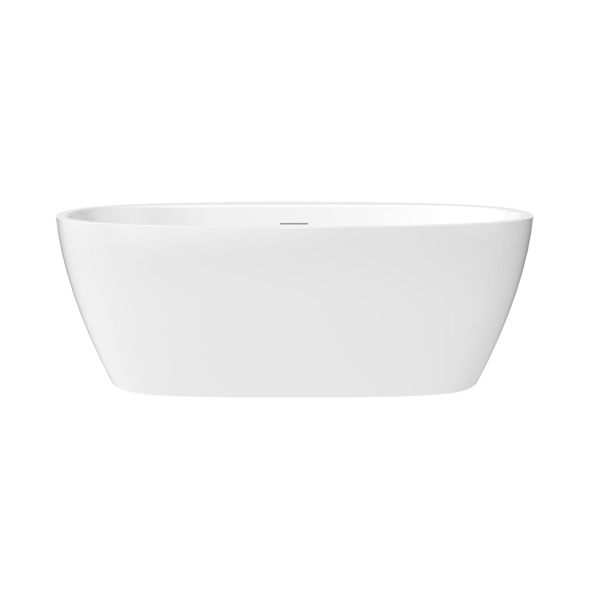 Maax Hatto 6732 Acrylic Freestanding Center Drain Bathtub in White - image 3