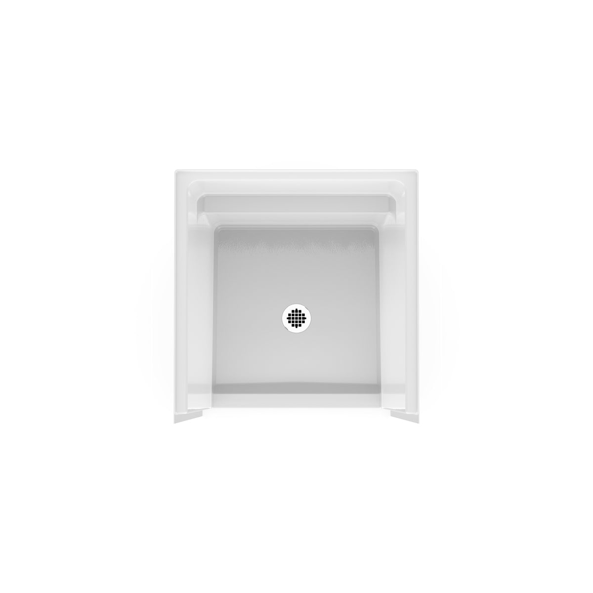 Maax Icon SH3232 AcrylX Alcove Center Drain One-Piece Shower in White - image 5