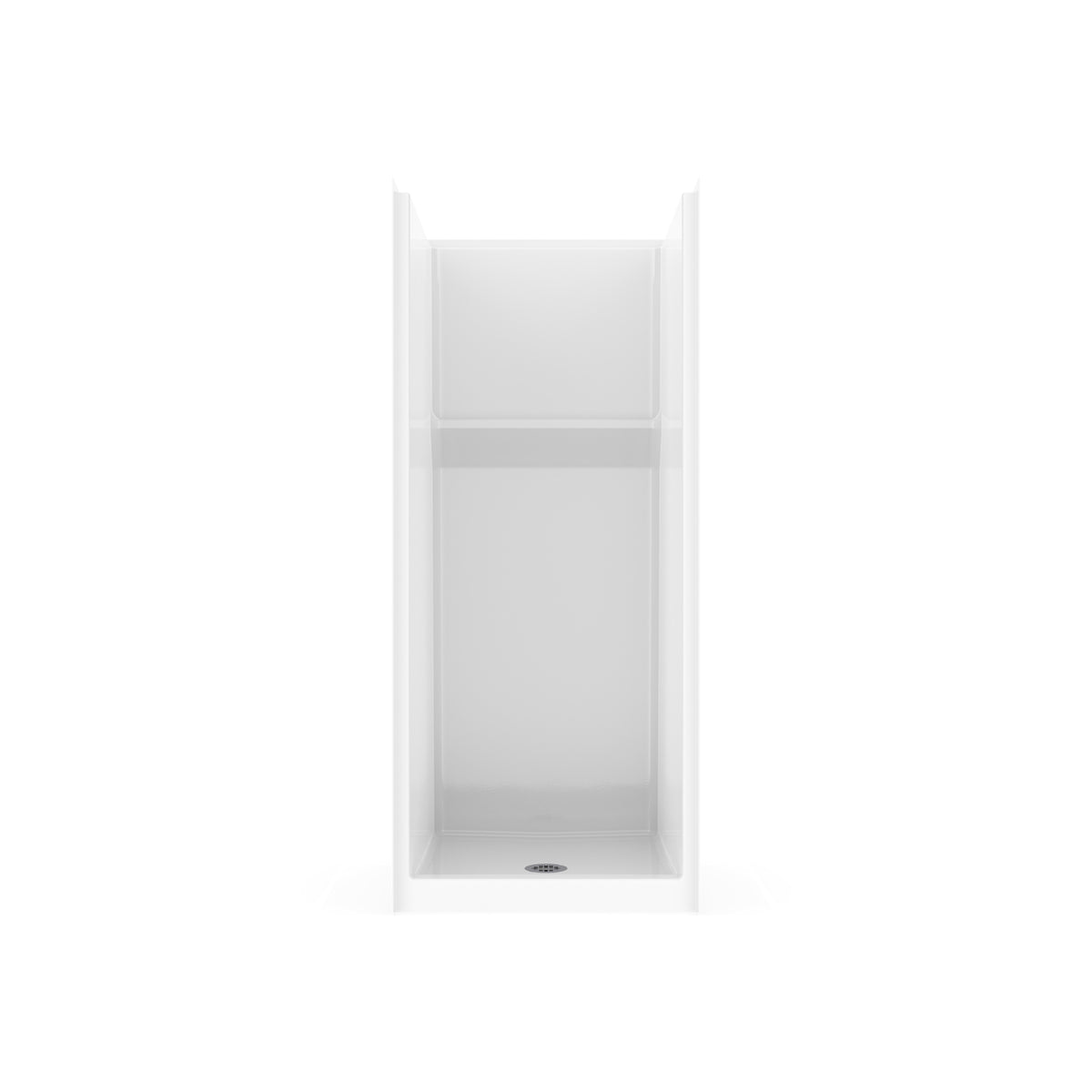 Maax Icon SH3232X AFR AcrylX Alcove Center Drain One-Piece Shower in White - image 2