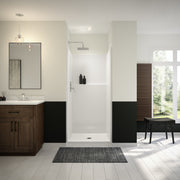 Maax Icon SH3636X AFR Acrylx Alcove Center Drain One-Piece Shower in White