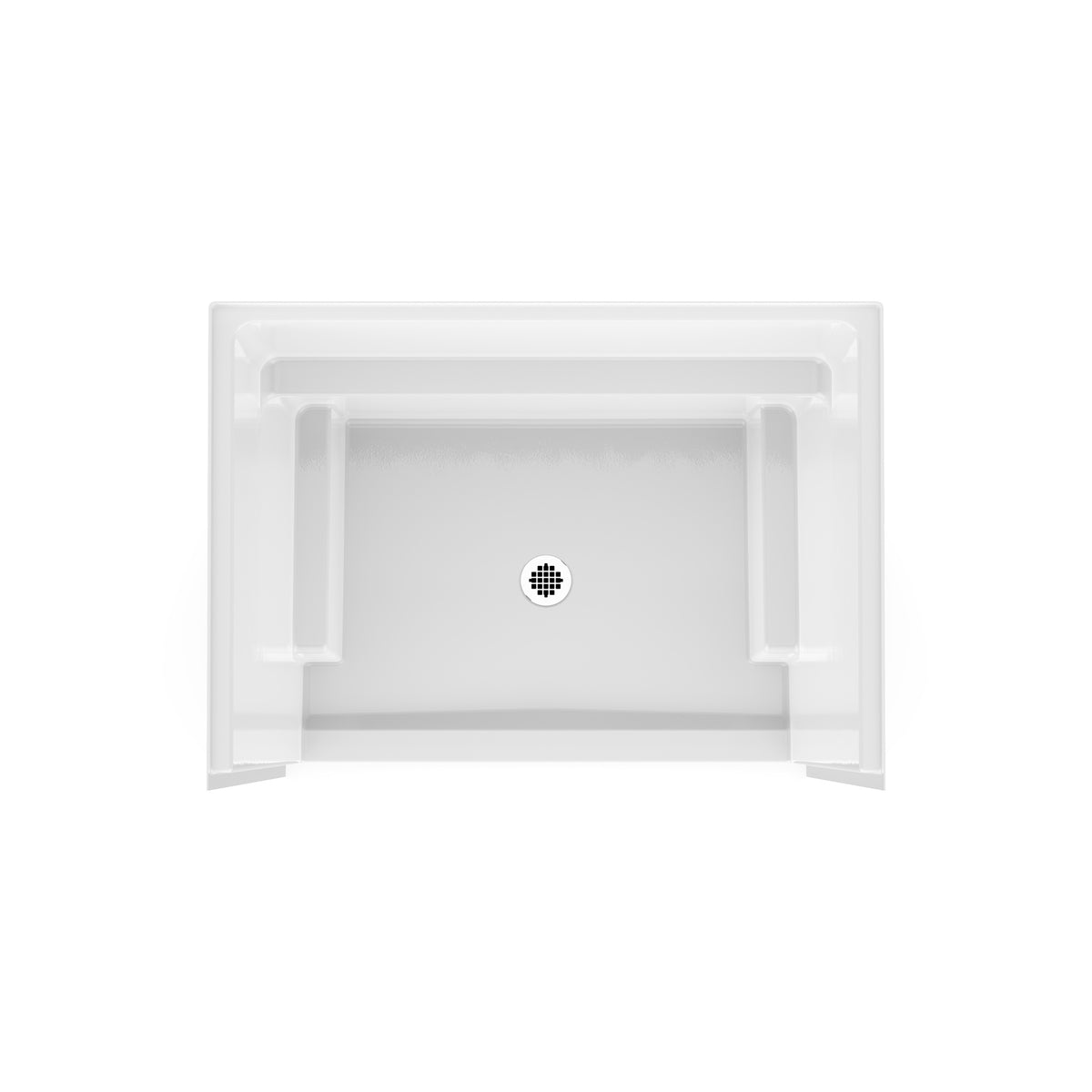 Maax Icon SH4834 AcrylX Alcove Center Drain One-piece Shower in White - image 5