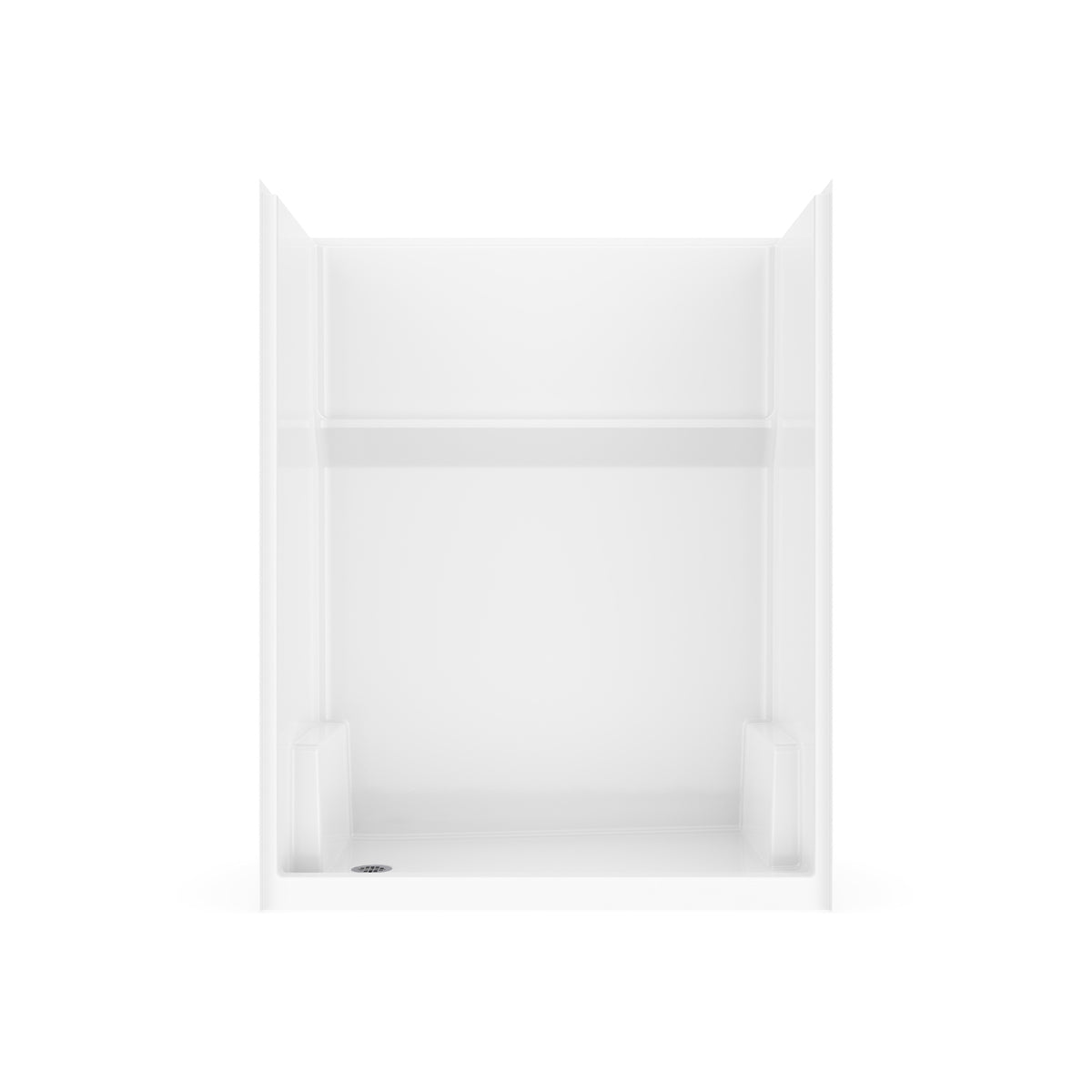 Maax Icon SH6032 Acrylx Alcove One-Piece Shower in White - image 2
