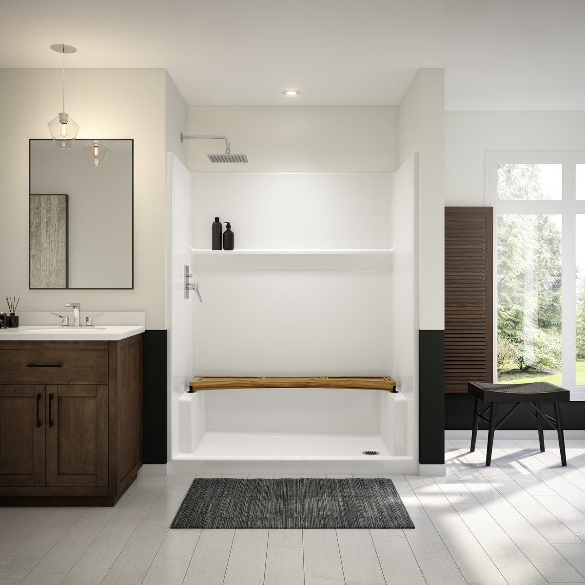 Maax Icon SH6032X AFR Acrylx Alcove One-Piece Shower in White - image 10
