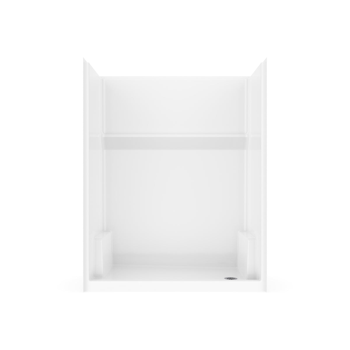 Maax Icon SH6032X AFR Acrylx Alcove One-Piece Shower in White - image 7