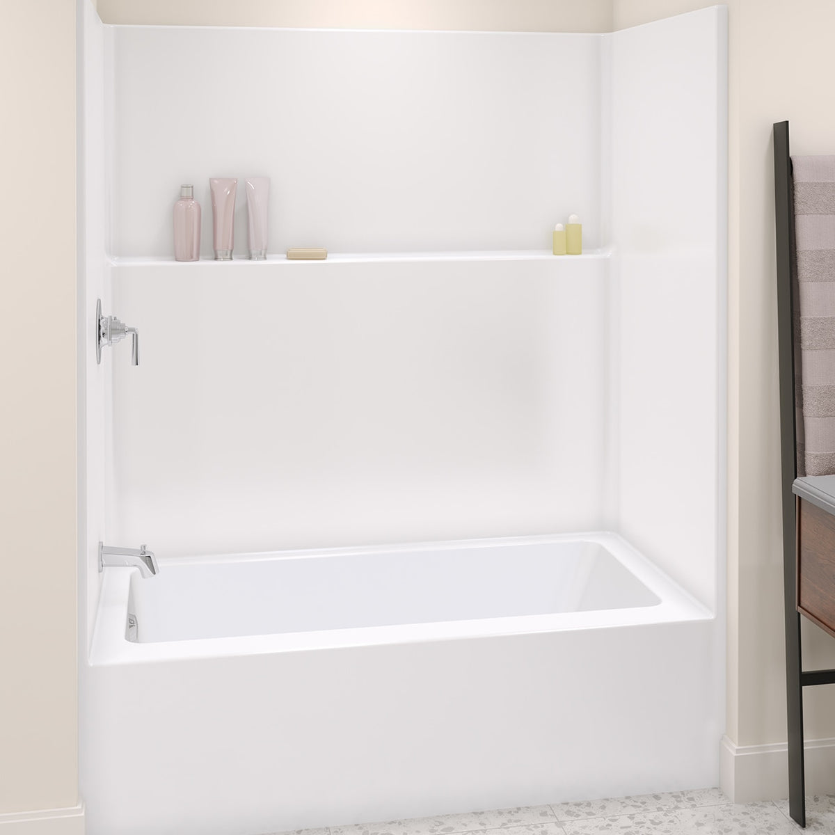 Maax Icon TS6032 AcrylX Alcove One-Piece Tub Shower in White - image 3