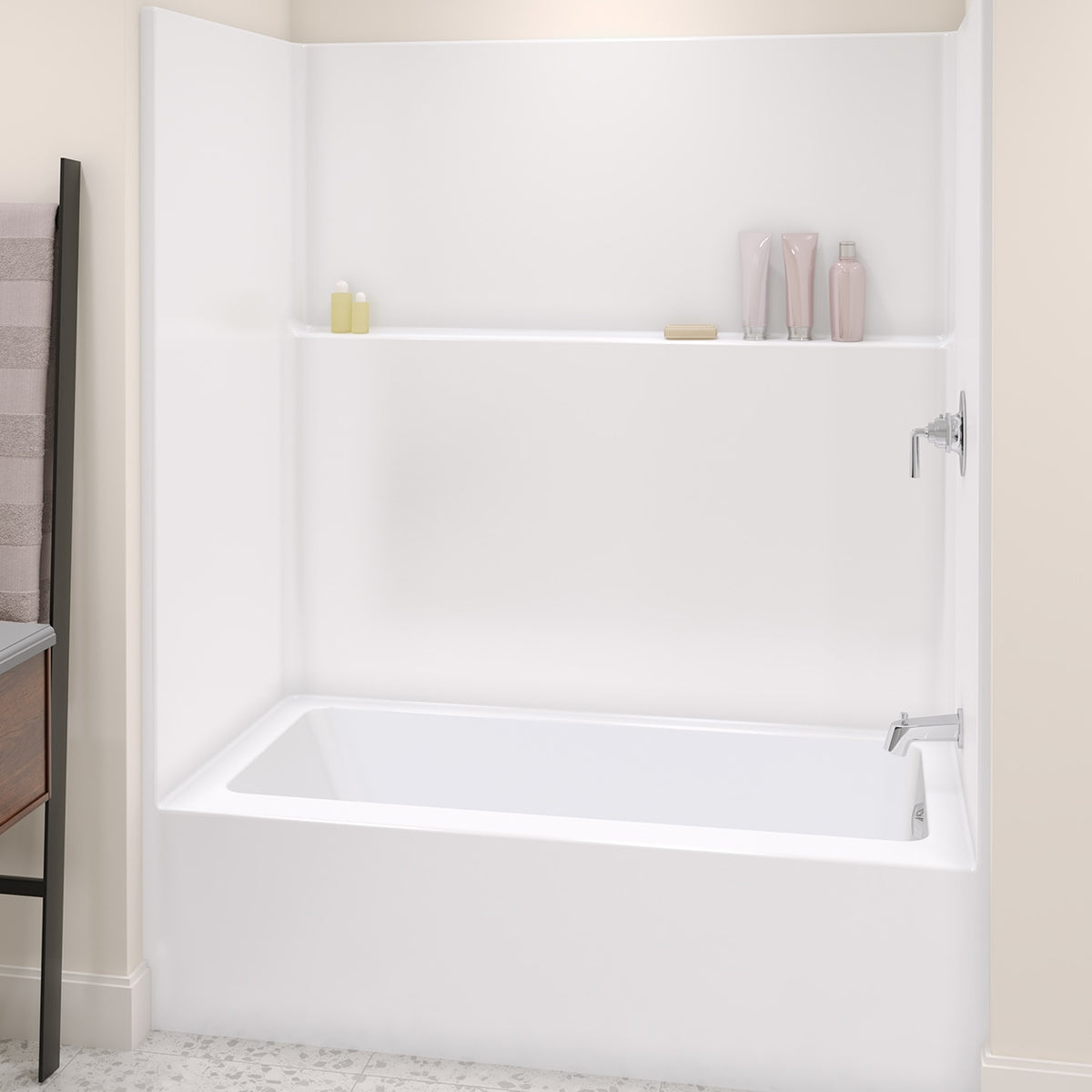 Maax Icon TS6032 AcrylX Alcove One-Piece Tub Shower in White - image 8