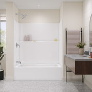 Maax Icon TS6032X AFR AcrylX Alcove One-Piece Tub Shower in White