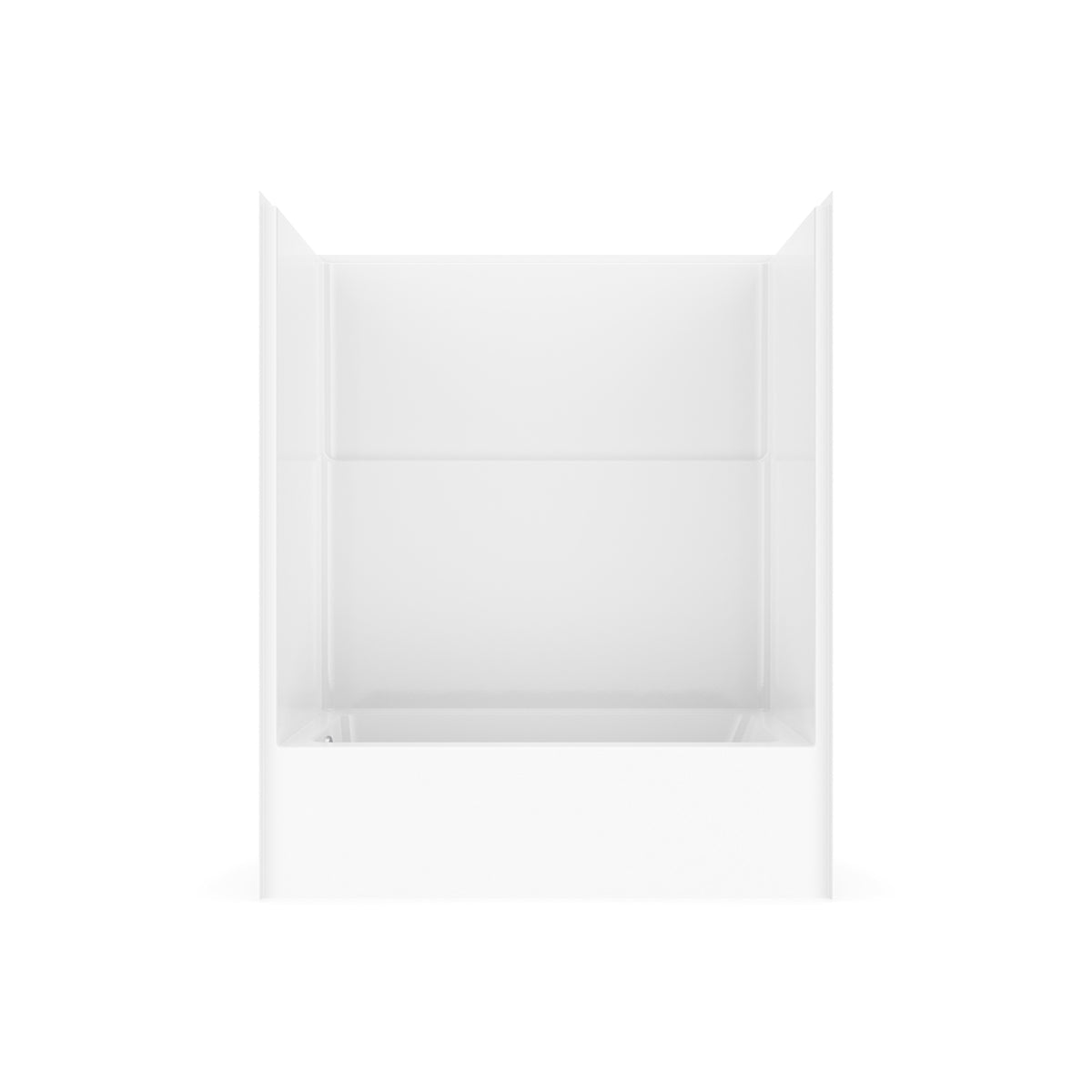 Maax Icon TS6036X AFR Acrylx Alcove One-Piece Tub Shower in White - image 2