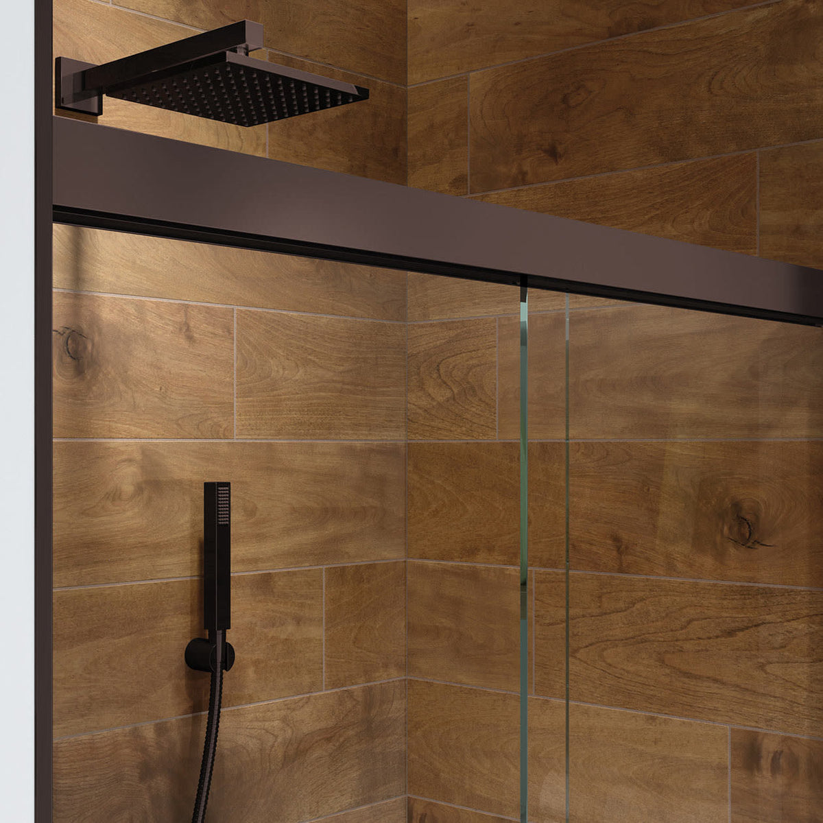 Maax Incognito 70 56-59 x 70 1/2 in 6mm Bypass Shower Door for Alcove Installation - image 7