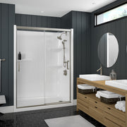 Maax Incognito 74 51-54 x 74 in 8mm Bypass Shower Door for Alcove Installation