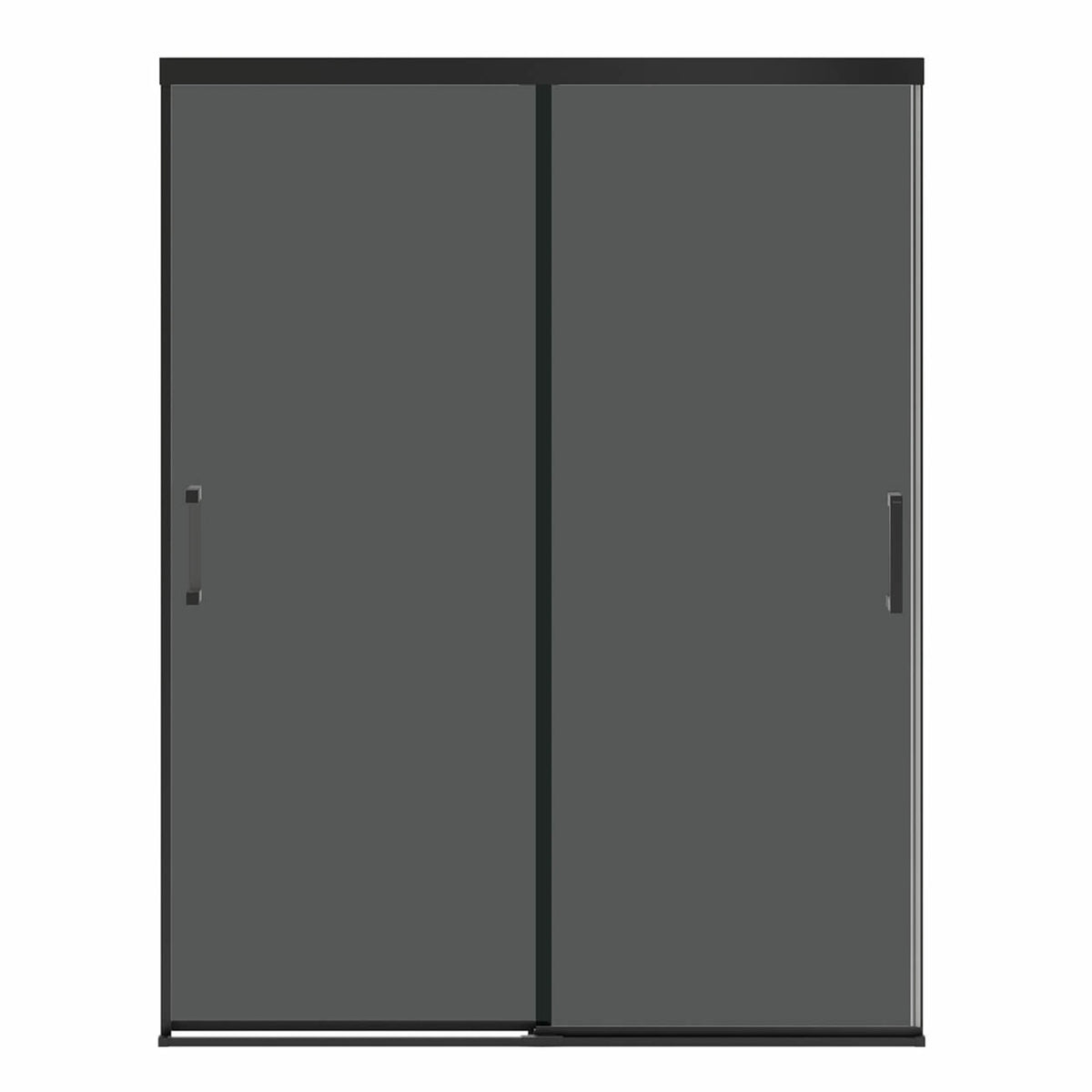 Maax Incognito 76 Smoke 56-59 x 76 in 8mm Bypass Shower Door for Alcove Installation - image 3
