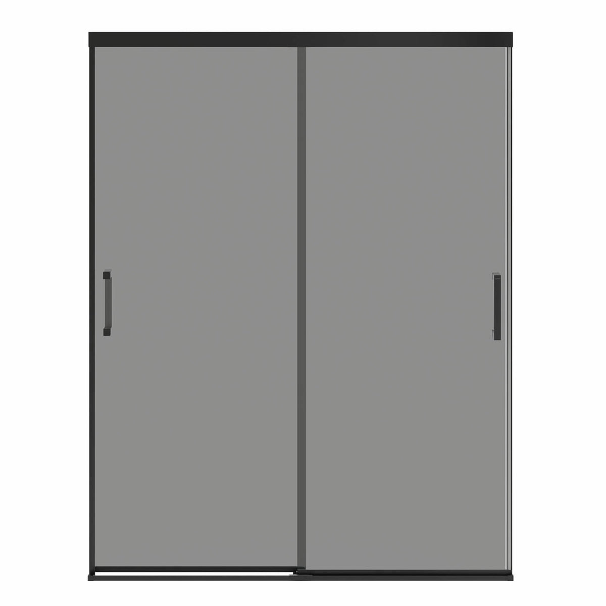 Maax Incognito 76 Smoke 56-59 x 76 in 8mm Bypass Shower Door for Alcove Installation - image 8